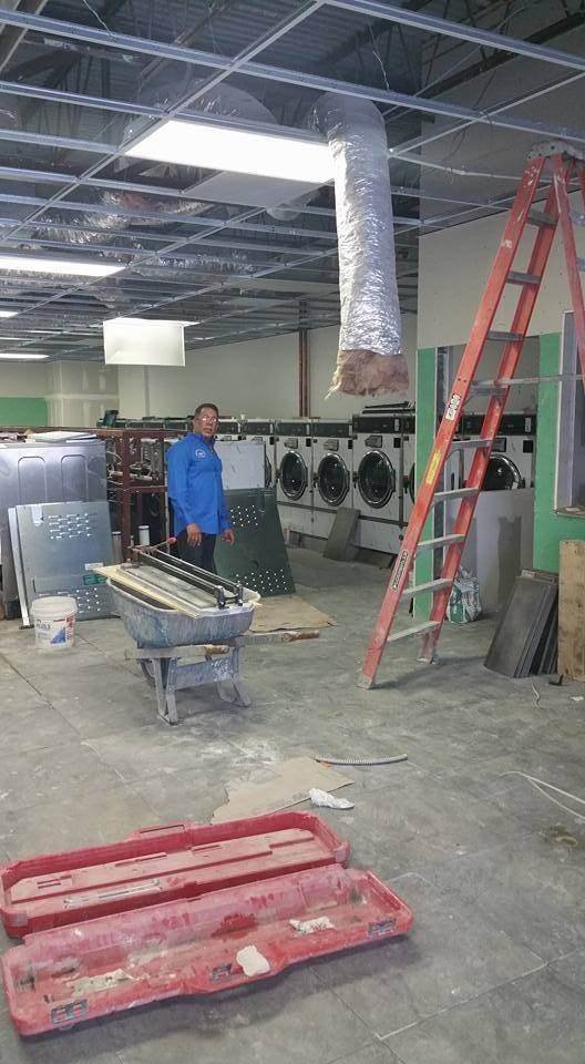 Commercial electrical installation line of equipment