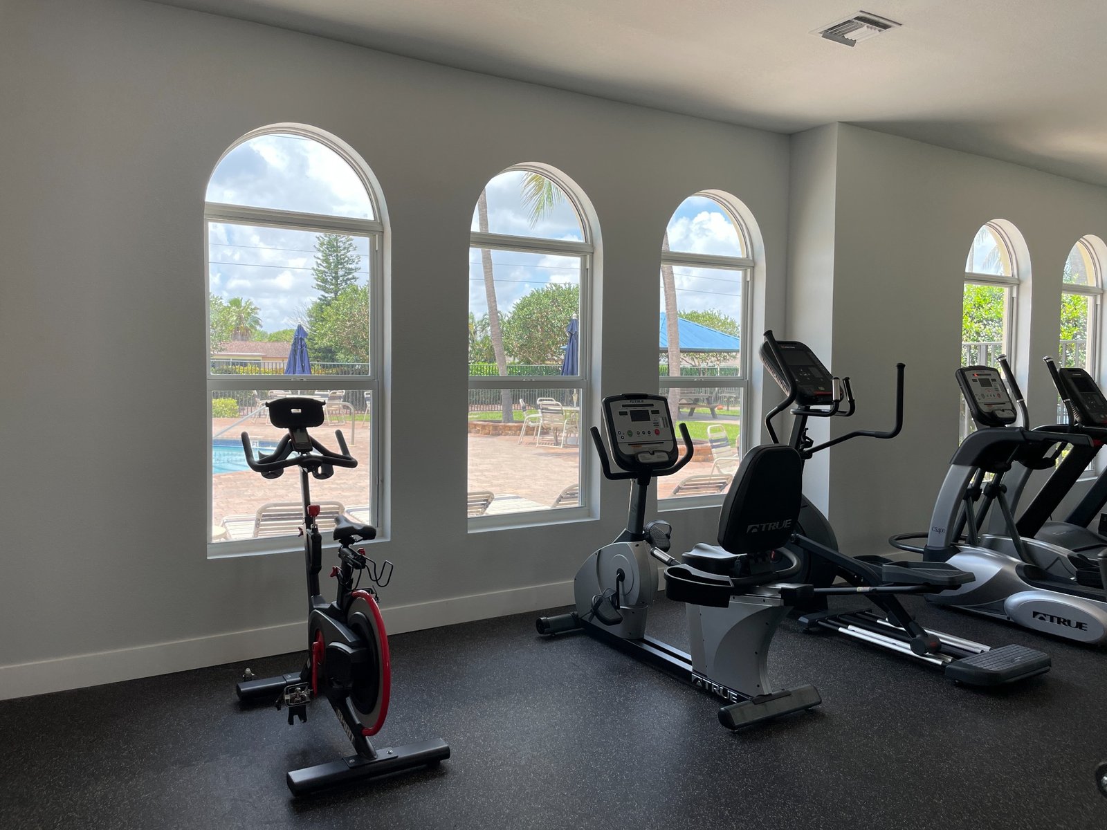 HOA completed gym window area photo