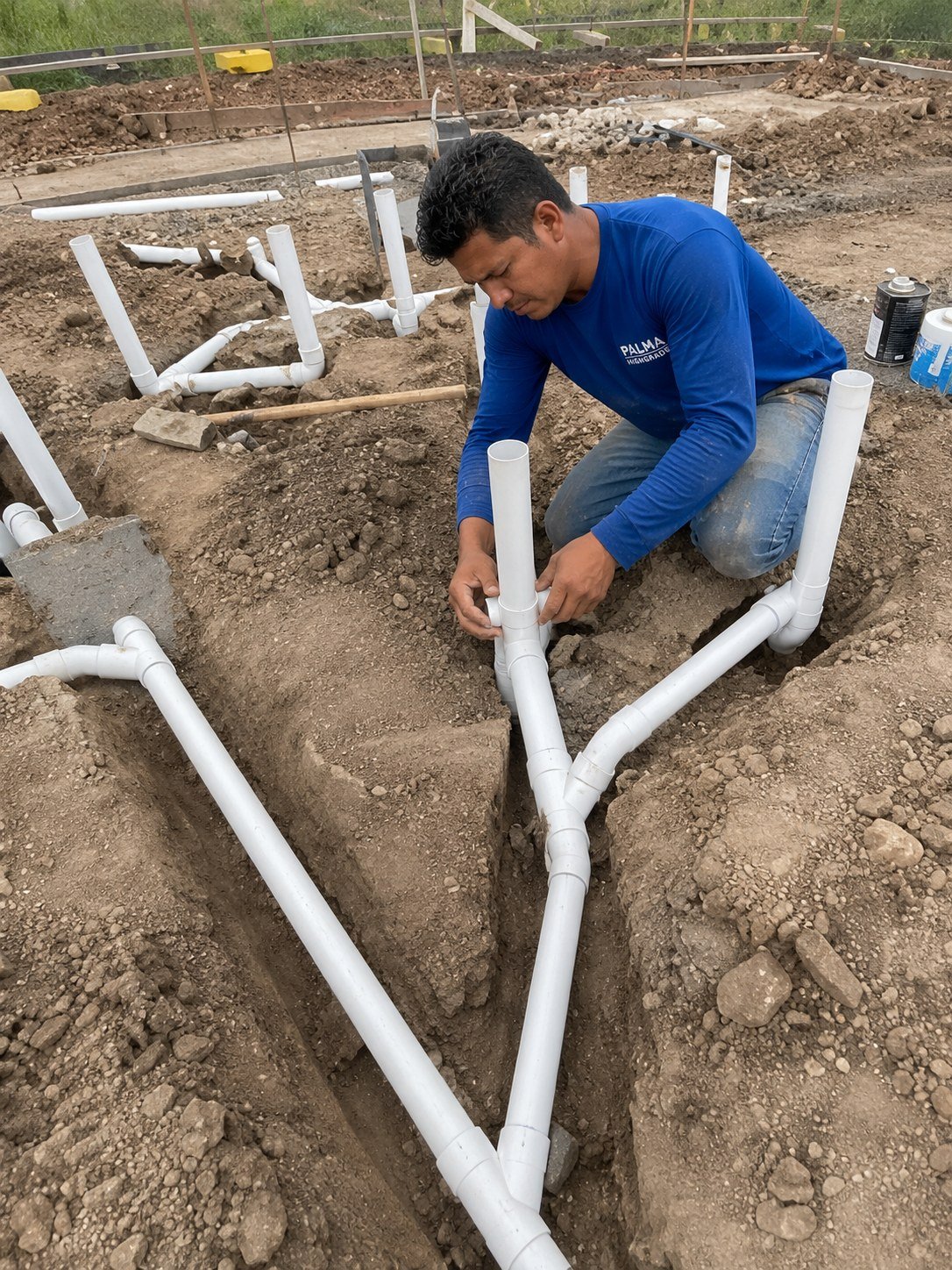 PALMA HIGHGRADE plumbing rough-in installation